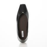 【ふかふか・クッション入り】スクエアゴールドステッチフラットパンプス | EVOL | 詳細画像4