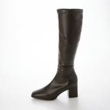 【晴雨兼用・美脚効果あり】ストレッチスクエアロングブーツ | EVOL | 詳細画像7 