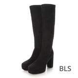 BLS(ブラックスエード) | 【晴雨兼用(一部カラー除く)・美脚効果あり】ストーム9.5cmストレッチブーツ | EVOL