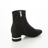 5cmヒールスクエアセンターシームショートブーツ | EVOL | 詳細画像18 