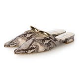 【柔らかい・クッション入り】ゴールドモチーフフラットミュール | EVOL | 詳細画像13 