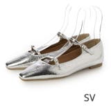 【ふかふか・軽量】ソフトダブルストラップフラットパンプス | EVOL | 詳細画像12 