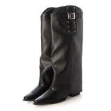 BL(ブラック) | 【S-LLサイズ展開・クッション入り】カバーウエスタンブーツ | EVOL