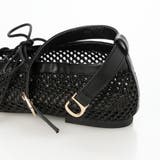 【柔らかい・軽量】レースアップメッシュフラットパンプス | EVOL | 詳細画像7 