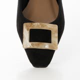 【ふかふか・クッション入り】スクエアバックルフラットパンプス | EVOL | 詳細画像16 