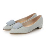 BU(ブルー) | 【晴雨兼用・ふかふか】晴雨兼用スクエアバックルパンプス | EVOL