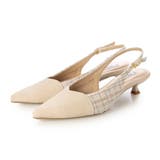 BG(ベージュ) | 【柔らかい・クッション入り】ハートモチーフバックバンドパンプス | EVOL