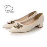 IV(アイボリー) | 【晴雨兼用・柔らかい】晴雨兼用メタルモチーフパンプス | EVOL