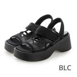 BLC(ブラックコンビ) | 【XS-LLサイズ展開・軽量】スクエア厚底ベルトサンダル | EVOL