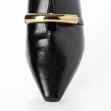 【S-LLサイズ展開・柔らかい】ゴールドモチーフウエッジミュール | EVOL | 詳細画像16 