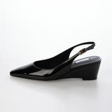 【軽量・クッション入り】ソフトスクエアバックストラップウエッジパンプス | EVOL | 詳細画像13 