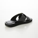 ゴールドバックルクロスベルトフラットサンダル | EVOL | 詳細画像4 