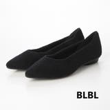 Vカットニットローヒールポインテッドパンプス | EVOL | 詳細画像12 