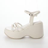 厚底ウエッジラインデザインサンダル | EVOL | 詳細画像6 