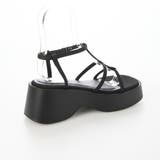 Tストラップスクエア厚底サンダル | EVOL | 詳細画像3 