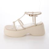 Tストラップスクエア厚底サンダル | EVOL | 詳細画像6 