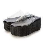 クリア厚底サンダル | EVOL | 詳細画像1 