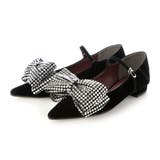 BLC(ブラックコンビ) | 取り外し可リボン2cmヒールポインテッドパンプス | EVOL