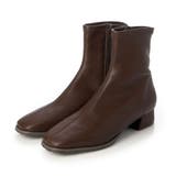 晴雨兼用スクエア3cmヒールショートブーツ | EVOL | 詳細画像7 