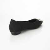 ソフトニットVカットパールバックルパンプス | EVOL | 詳細画像3 