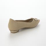 ソフトニットVカットパールバックルパンプス | EVOL | 詳細画像8 