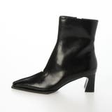 6cmヒールスクエアショートブーツ | EVOL | 詳細画像1 