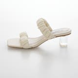 【クッション入り・柔らかい】ダブルシャーリングクリアヒールサンダル | EVOL | 詳細画像5 