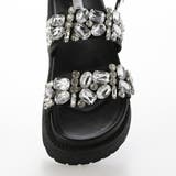 【軽量・柔らかい】ビジュープラットフォームサンダル | EVOL | 詳細画像4 