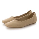 GD(ゴールド) | 【洗える・超軽量片足116g】ニットスクエアフラットパンプス | EVOL