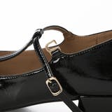 【クッション入り・柔らかい】Tストラップラウンドパンプス | EVOL | 詳細画像4 