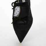 【クッション入り・柔らかい】ダブルリボンチュールミュール | EVOL | 詳細画像8 