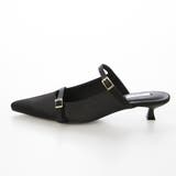 【柔らかい・クッション入り】ダブルベルトポインテッドミュール | EVOL | 詳細画像1 