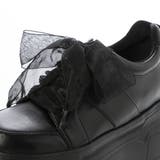【XS-LLサイズ展開・軽量】2WAY8cm厚底レースアップシューズ | EVOL | 詳細画像4 