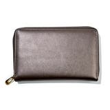 メタリックグレー | 通帳ケース パスポートケース 磁気防止 | exrevo