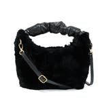 ブラック | ファーバッグ ショルダーバッグ レディース | exrevo