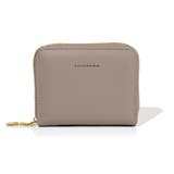 グレージュ | ミニ財布 小さい財布 二つ折り財布 | exrevo