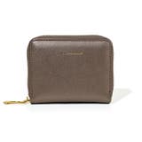 メタリックグレー | ミニ財布 小さい財布 二つ折り財布 | exrevo