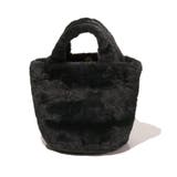 ブラック | ファーバッグ トートバッグ レディース | exrevo