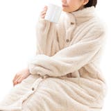 アイボリー | ルームウェア もこもこ ガウン | exrevo
