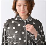 パジャマ ベロア 小花柄 | exrevo | 詳細画像9 