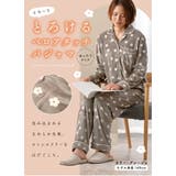 パジャマ ベロア 小花柄 | exrevo | 詳細画像3 