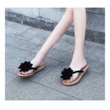 サンダル 花飾り 靴 | MOON VERY | 詳細画像5 