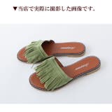 夏の靴 韓国フリンジサンダル ダブルベルト | MOON VERY | 詳細画像15 
