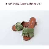夏の靴 韓国フリンジサンダル ダブルベルト | MOON VERY | 詳細画像17 