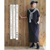 zootie（ズーティー）：シミヘン加工 フレンチバスク ロングワンピース | e-zakkamania stores | 詳細画像4 