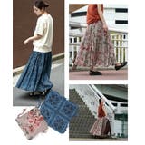 zootie（ズーティー）：インドコットン マキシスカート | e-zakkamania stores | 詳細画像4 