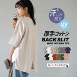 zootie（ズーティー）：汗しみない Tシャツ［バックスリット］ | e-zakkamania stores | 詳細画像1 