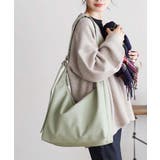 セージグリーン | ソフトラウンド ワンショルダーバッグ［ラージ］ | e-zakkamania stores