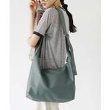 ブルーグリーン | ソフトラウンド ワンショルダーバッグ［ラージ］ | e-zakkamania stores