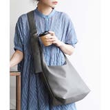 ダークグレー | ソフトラウンド ワンショルダーバッグ［ラージ］ | e-zakkamania stores